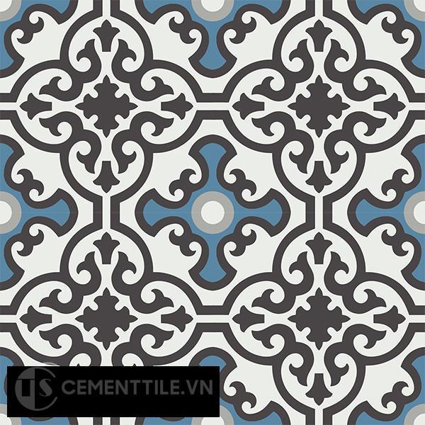 Gạch bông CTS 84.8(4-9-10-13) - 4 viên - Encaustic cement tile CTS 84.8(4-9-10-13)-4 tiles