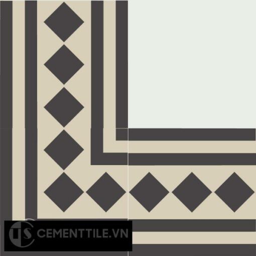 Gạch bông CTS BC106.5(12-13) - Encaustic cement tile CTS BC106.5(12-13)