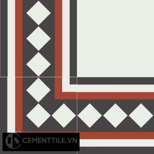 Gạch bông CTS BC106.7(4-13-30) - Encaustic cement tile CTS BC106.7(4-13-30)