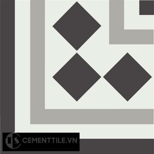 Gạch bông CTS C106.3(4-9-13) - Encaustic cement tile CTS C106.3(4-9-13)