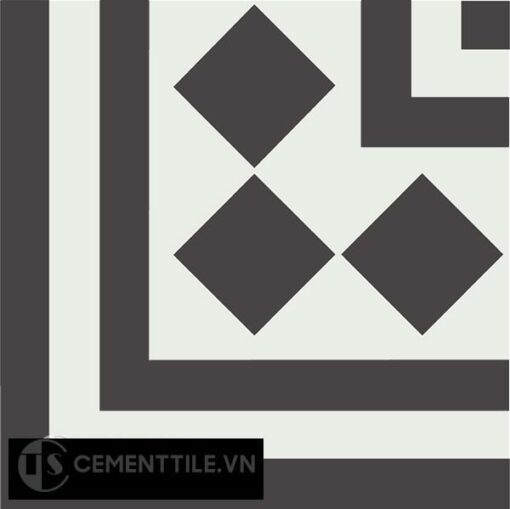 Gạch bông CTS C106.4(4-13) - Encaustic cement tile CTS C106.4(4-13)