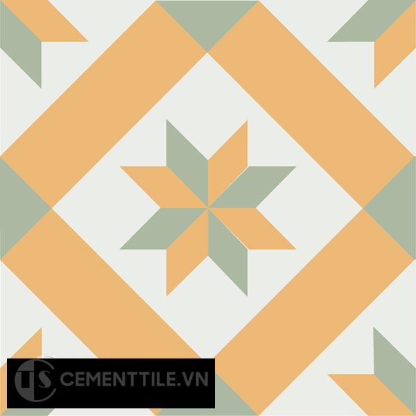 Gạch bông CTS 11.4(4-6-7) - Encaustic cement tile CTS 11.4(4-6-7)