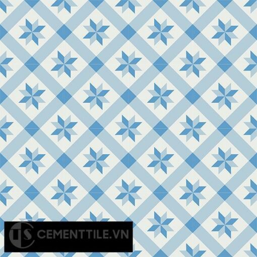 Gạch bông CTS 11.5(2-4-8) - 16 viên - Encaustic cement tile CTS 11.5(2-4-8)-16 tiles