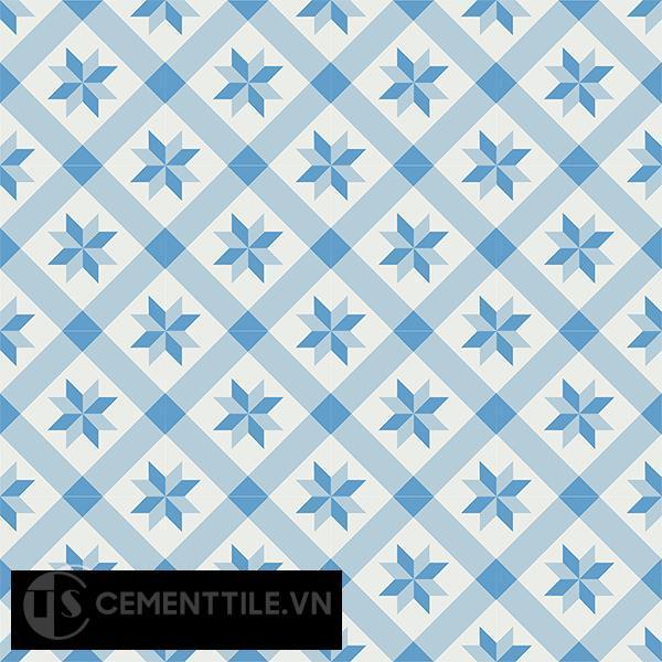 Gạch bông CTS 11.5(2-4-8) - 16 viên - Encaustic cement tile CTS 11.5(2-4-8)-16 tiles