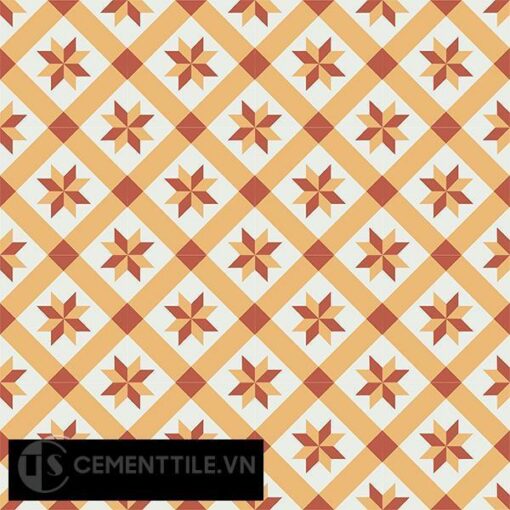 Gạch bông CTS 11.7(4-5-6) - 16 viên - Encaustic cement tile CTS 11.7(4-5-6)-16 tiles