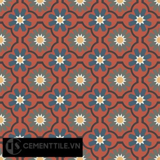 Gạch bông CTS 16.9(3-4-5-6-13) - 16 viên - Encaustic cement tile CTS 16.9(3-4-5-6-13)-16 tiles