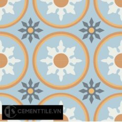 Gạch bông CTS 176.2(2-4-6-33-34) - 4 viên - Encaustic cement tile CTS 176.2(2-4-6-33-34)-4tiles