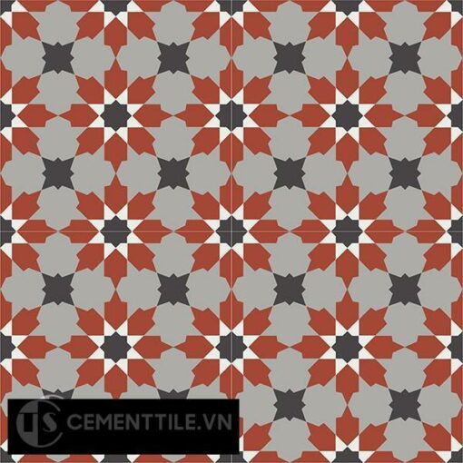 Gạch bông CTS 3.10(4-9-13-30) - 4 viên - Encaustic cement tile CTS 3.10(4-9-13-30)-4 tiles
