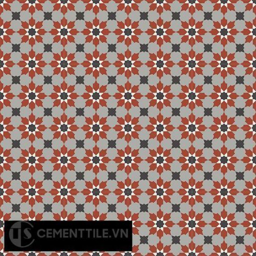 Gạch bông CTS 3.10(4-9-13-30) - 16 viên - Encaustic cement tile CTS 3.10(4-9-13-30)-16 tiles