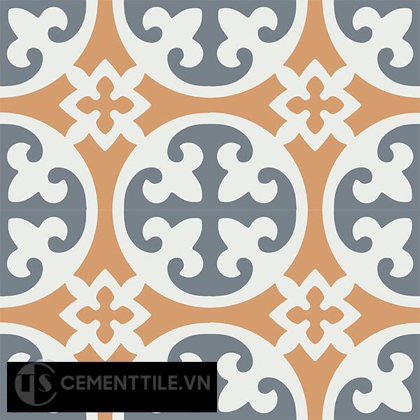 Gạch bông CTS 4.9(4-33-34) - 4 viên - Encaustic cement tile CTS 4.9(4-33-34)-4 tiles