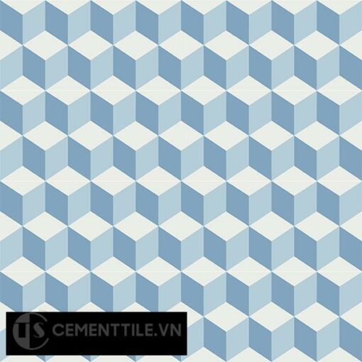Gạch bông CTS 8.10(2-4-16) - 16 viên - Encaustic cement tile CTS 8.10(2-4-16)-16 tiles