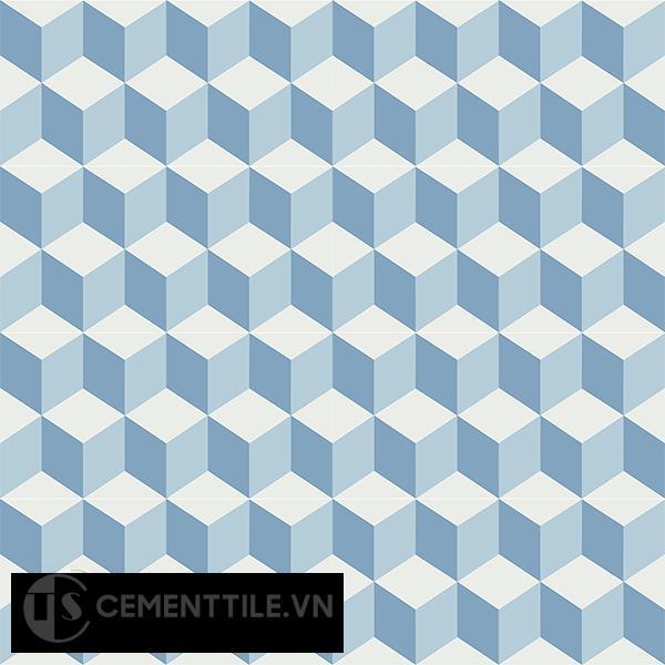 Gạch bông CTS 8.10(2-4-16) - 16 viên - Encaustic cement tile CTS 8.10(2-4-16)-16 tiles