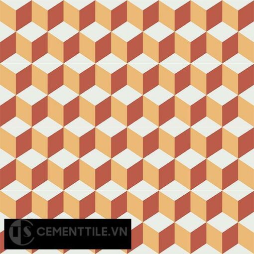 Gạch bông CTS 8.12(4-5-6) - 16 viên - Encaustic cement tile CTS 8.12(4-5-6)-16 tiles