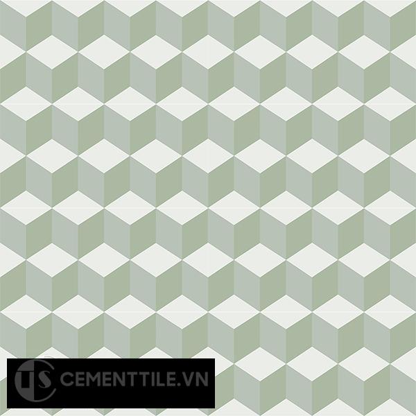 Gạch bông CTS 8.13(4-7-26) - 16 viên - Encaustic cement tile CTS 8.13(4-7-26)-16 tiles