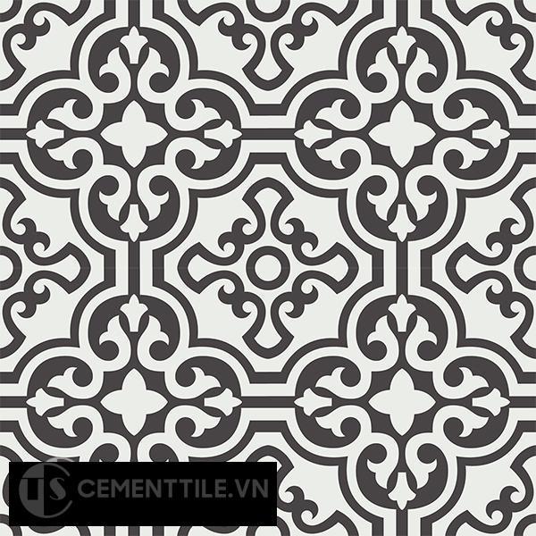 Gạch bông CTS 151.1(4-13) - 4 viên - Encaustic cement tile CTS 151.1(4-13)-4 tiles