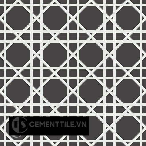 Gạch bông CTS 200.1(4-13) - 16 viên - Encaustic cement tile CTS 200.1(4-13)-16 tiles