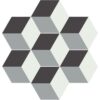 Gạch bông lục giác CTS H401.1(4-9-13) - 7 viên - Encaustic cement tile Hexagon CTS H401.1(4-9-13) - 7 tiles