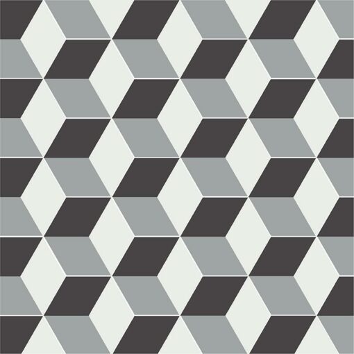 Gạch bông lục giác CTS H401.1(4-9-13) - Encaustic cement tile Hexagon CTS H401.1(4-9-13)