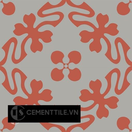 Gạch bông CTS 196.1(5-9) - 4 viên - Encaustic cement tile CTS 196.1(5-9) - 4 tiles
