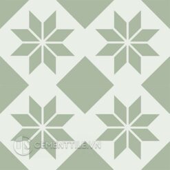 Gạch bông CTS 27.13(4-7) - 4 viên - Encaustic cement tile CTS 27.13(4-7) - 4 tiles