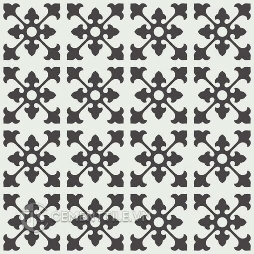 Gạch bông CTS 39.9(4-13) - 16 viên - Encaustic cement tile CTS 39.9(4-13) - 16 tiles