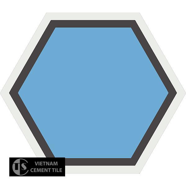 Gạch bông lục giác CTS H404.3(4-13-31) - Encaustic cement tile Hexagon CTS H404.3(4-13-31)