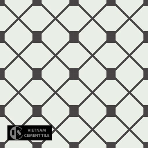 Gạch bông CTS 219.1(4-13) - 16 viên - Encaustic cement tile CTS 219.1(4-13) - 16 tiles