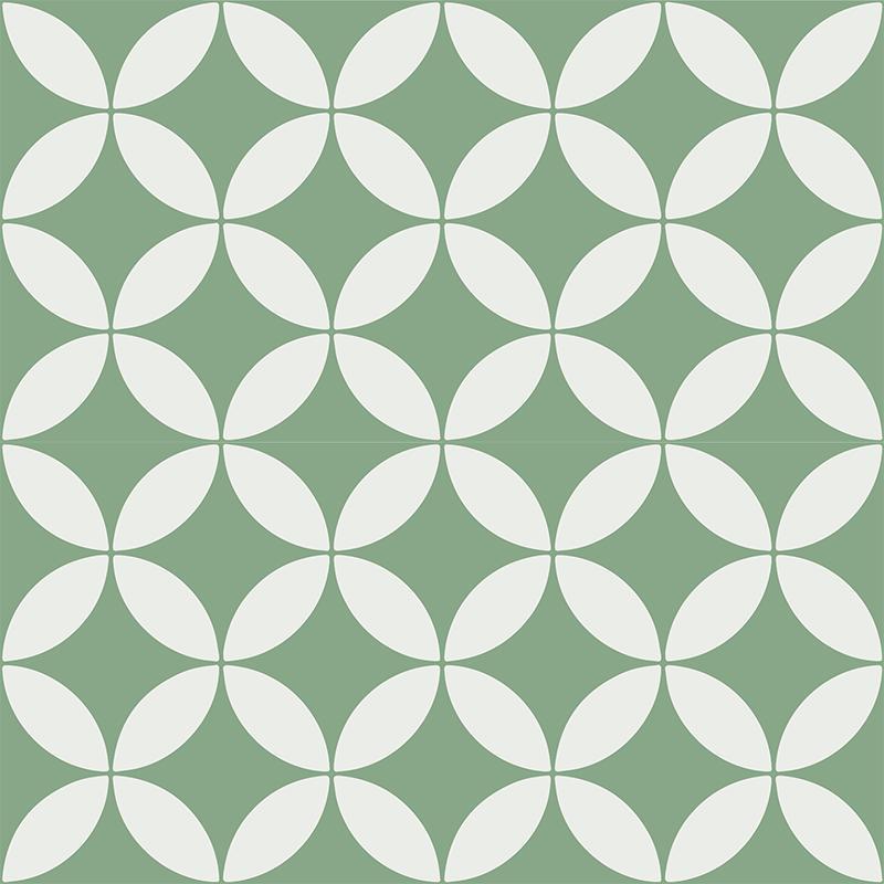 Gạch bông CTS 6.27(4-7) - 4 viên - Encaustic cement tile CTS 6.27(4-7) - 4 tiles