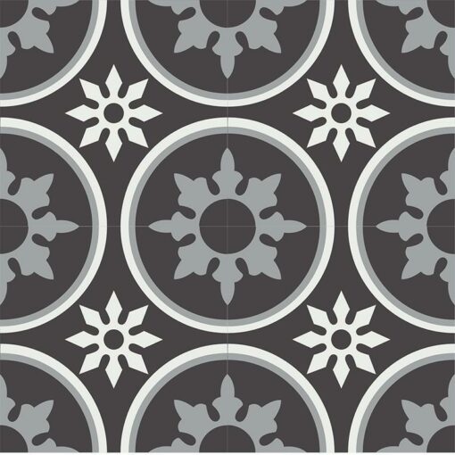 Gạch bông CTS 176.3(4-9-13) - 4 viên - Encaustic cement tile CTS 176.3(4-9-13) - 4 tiles