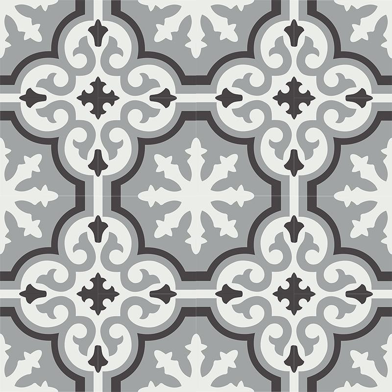 Gạch bông CTS 189.4(4-9-13) - 16 viên - Encaustic cement tile CTS 189.4(4-9-13) - 16 tiles