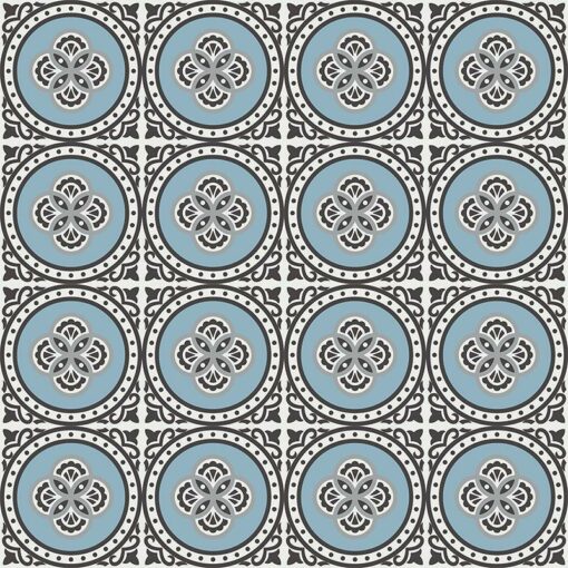 Gạch bông CTS 262.1(2-4-9-13) - 16 viên - Encaustic cement tile CTS 262.1(2-4-9-13) - 16 tiles