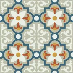 Gạch bông CTS 76.4(1-4-5-6-12) - 4 viên - Encaustic cement tile CTS 76.4(1-4-5-6-12) - 4 tiles