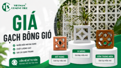 Giá gạch bông gió mới nhất
