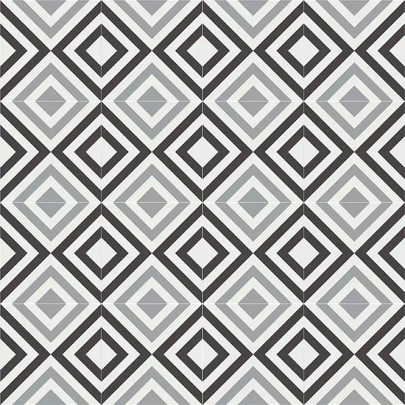Gạch bông CTS 286.1(4-9-13) - 16 viên - Encaustic cement tile CTS 286.1(4-9-13) - 16 tiles