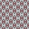 Gạch bông CTS 291.1(13-54-Dark red) - 16 viên - Encaustic cement tile CTS 291.1(13-54-Dark red) - 16 tiles