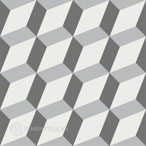 Gạch bông CTS 13.8(4-32-50)- 16 viên - Encaustic cement tile CTS 13.8(4-32-50) - 16 tiles