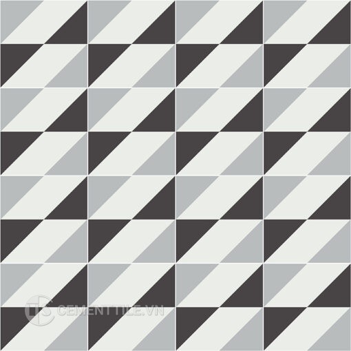 Gạch bông CTS 316.1(4-9-13) - 16 viên - Encaustic cement tile CTS 316.1(4-9-13) - 16 tiles