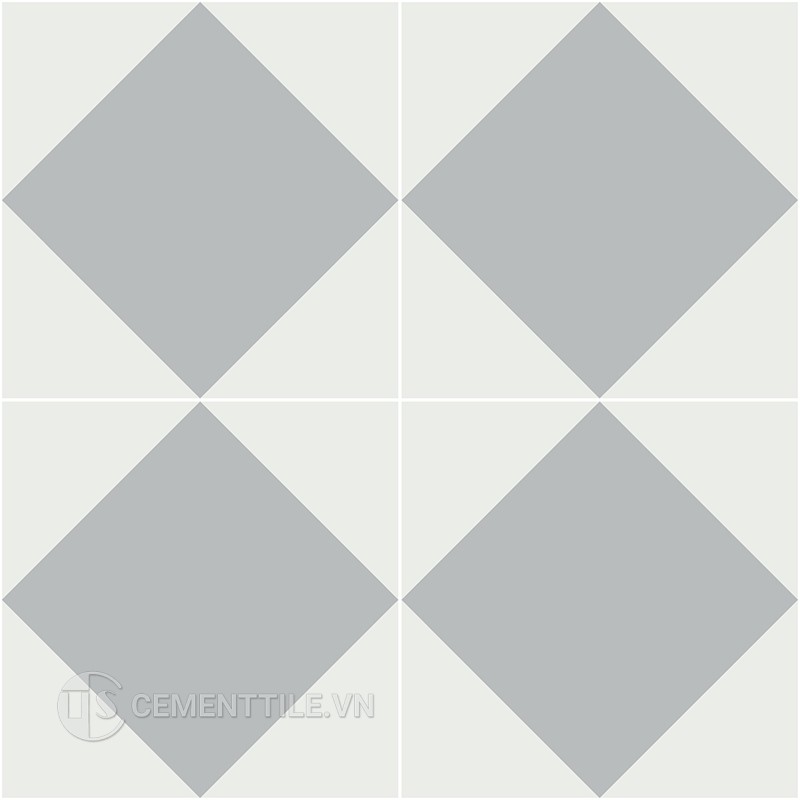 Gạch bông CTS 317.1(4-9) - 4 viên - Encaustic cement tile CTS 317.1(4-9) - 4 tiles