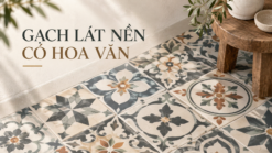 Gạch lát nền có hoa văn